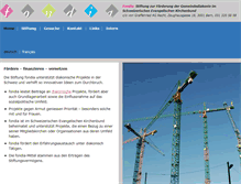 Tablet Screenshot of fondia.ch